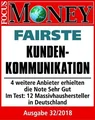 Focus Money, Fairste Kundenkommunikation 2018